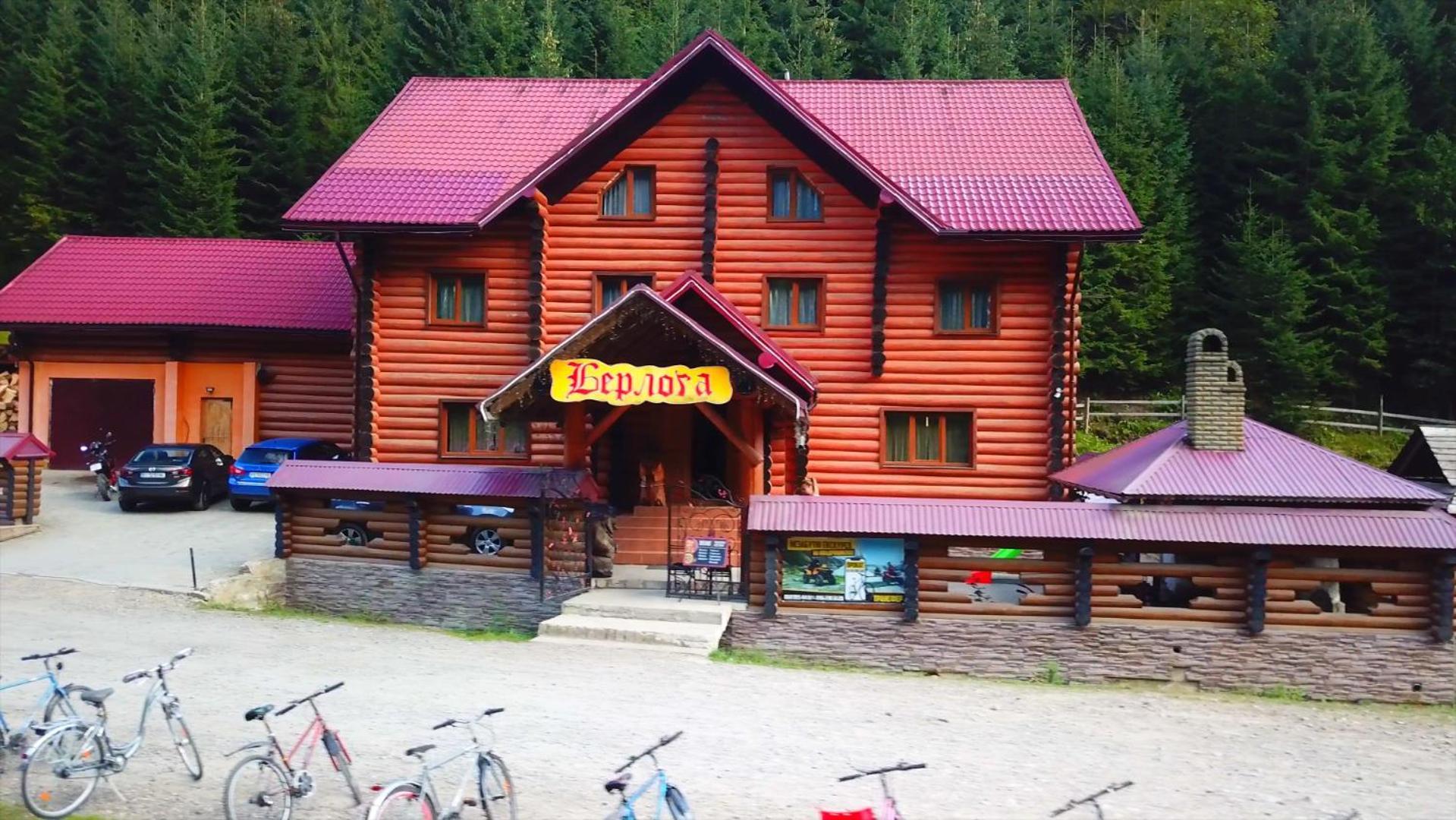 Hotel Berloga-Sinevir Synevyrsʼka Polyana Exterior foto